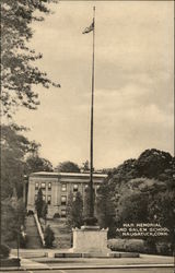 War Memorial and Salem School Postcard