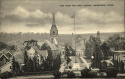 View from the High School Naugatuck, CT Postcard Postcard Postcard