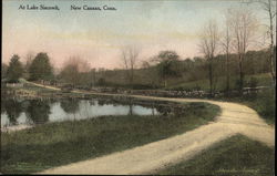 At Lake Siscowit New Canaan, CT Postcard Postcard Postcard