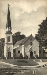 Immaculate Conception Church New Hartford, CT Postcard Postcard Postcard