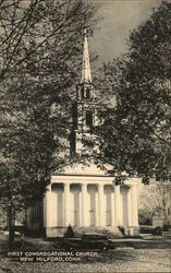 First Congregational Church New Milford, CT Postcard Postcard Postcard