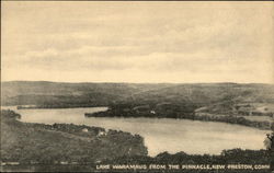Lake Waramaug from the Pinnacle Postcard