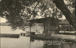 The Pier at Pinnacle Valley, Lake Waramaug Postcard