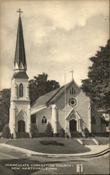 Immaculate Conception Church New Hartford, CT Postcard Postcard Postcard