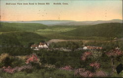 Bird's Eye View from Road to Dennis Hill Postcard