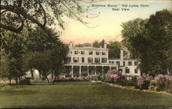 Boxwood Manor, Rear View Postcard