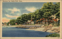 Water View of Montasco Inn Postcard