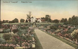 Gardens of "Upagenstit" Ridgefield, CT Postcard Postcard Postcard