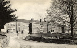 Ridgefield High School Connecticut Postcard Postcard Postcard