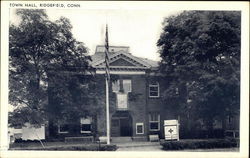 Town Hall Ridgefield, CT Postcard Postcard Postcard