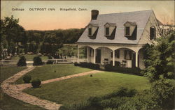 Cottage at the Outpost Inn Ridgefield, CT Postcard Postcard Postcard