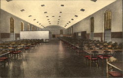 Main Dining Room, Veterans Home and Hospital Rocky Hill, CT Postcard Postcard Postcard