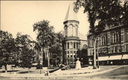 Memorial Building and The Green Rockville, CT Postcard Postcard Postcard