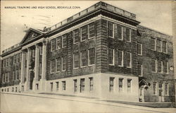 Manual Training and High School Rockville, CT Postcard Postcard Postcard