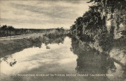 Housatonic River at Dutchess Bridge Canaan, CT Postcard Postcard Postcard