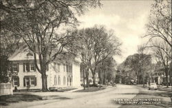 Town Hall and Main Street Salisbury, CT Postcard Postcard Postcard