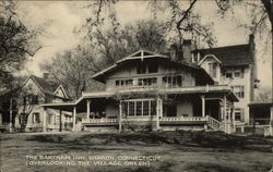 The Bartram Inn overlooking the Village Green Postcard