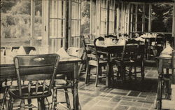 Pettibone Tavern - Summer Porch Dining Room Simsbury, CT Postcard Postcard Postcard