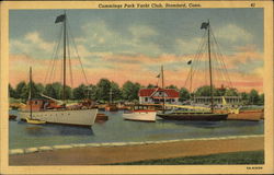 Cummings Park Yacht Club Stamford, CT Postcard Postcard Postcard