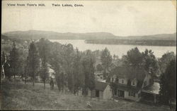 View from Tom's Hill. Postcard