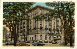 Street View of Hotel Elton Waterbury, CT Postcard Postcard Postcard