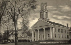 Congregational Church Watertown, CT Postcard Postcard Postcard