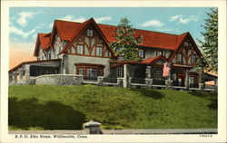 BPO Elks Home Willimantic, CT Postcard Postcard Postcard