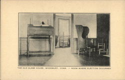 The Old Glebe House - Room Where Election Occurred Postcard