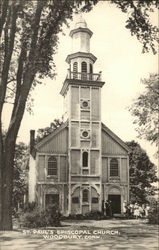 St Paul's Episcopal Church Woodbury, CT Postcard Postcard Postcard
