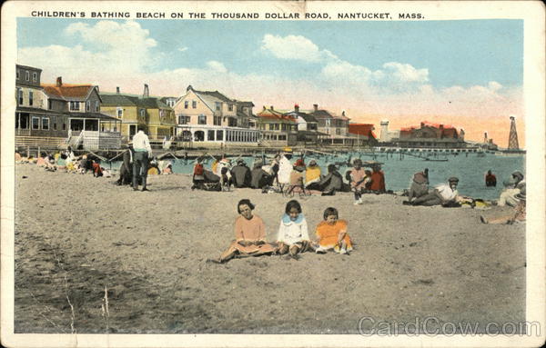 Children's bathing Beach on the Thousand Dollar Road Nantucket Massachusetts