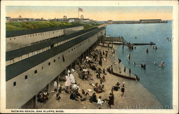 Bathing Beach Oak Bluffs Massachusetts