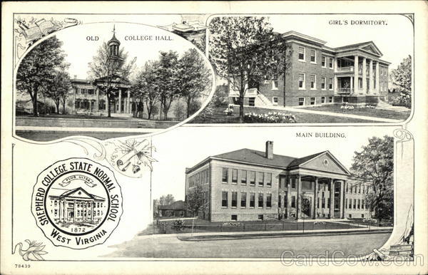 Shepherd College State Normal School Shepherdstown West Virginia