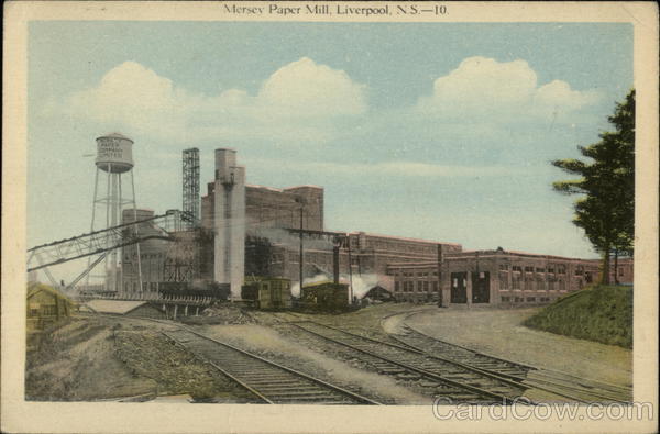 Mersey paper Mill Liverpool NS Canada Nova Scotia