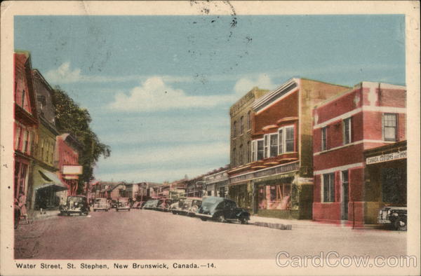 Water Street St. Stephen NB Canada New Brunswick