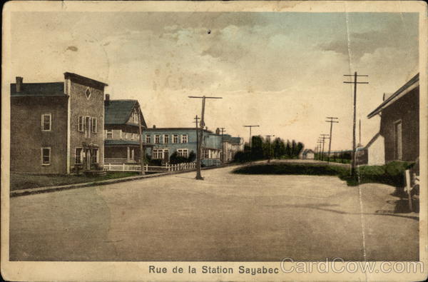 Rue de la Station Sayabec QC Canada Quebec