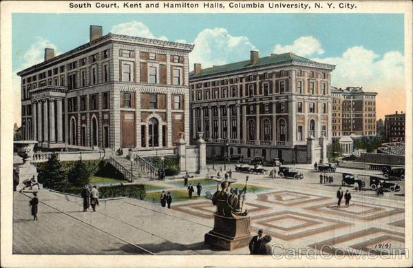 Columbia University - South Court, Kent and Hamilton Halls New York