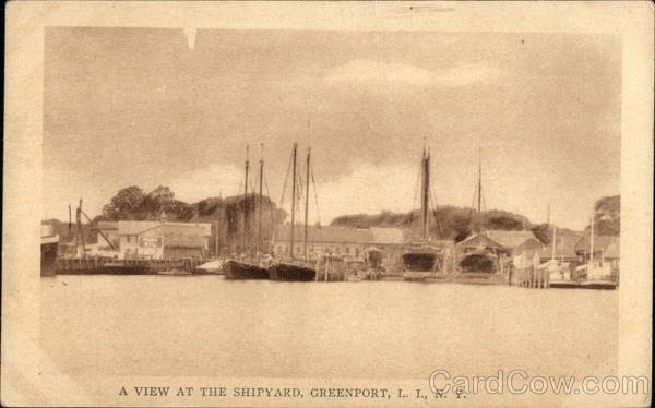 View of Shipyard Greenport New York