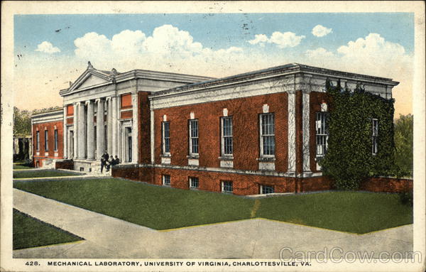 Mechanical Laboratory, University of Virginia Charlottesville