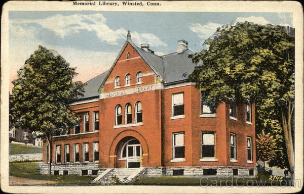 Memorial Library Winsted Connecticut
