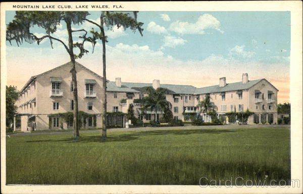 Mountain Lake Club Lake Wales Florida