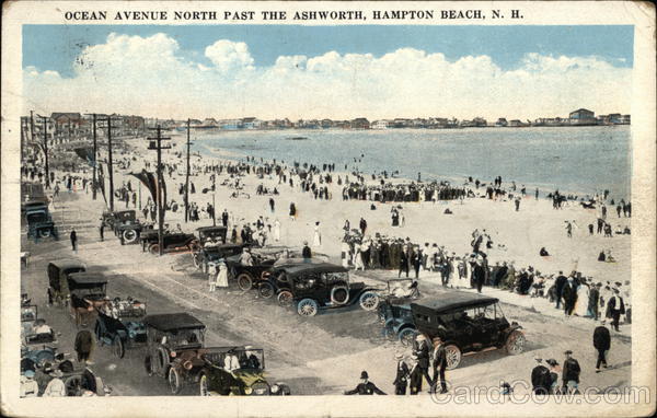 Ocean Avenue North past the Ashworth Hampton Beach New Hampshire