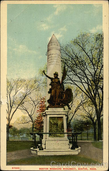 Boston Massacre Monument Massachusetts