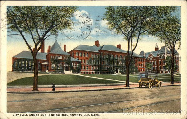 City Hall Annex and High School Somerville Massachusetts