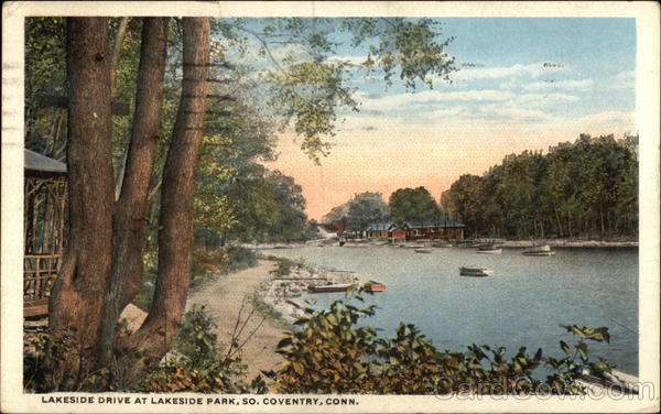 Lakeside Drive at Lakeside Park South Coventry Connecticut