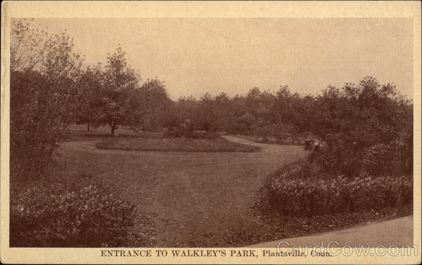 Entrance to Walkley's Park Plantsville Connecticut