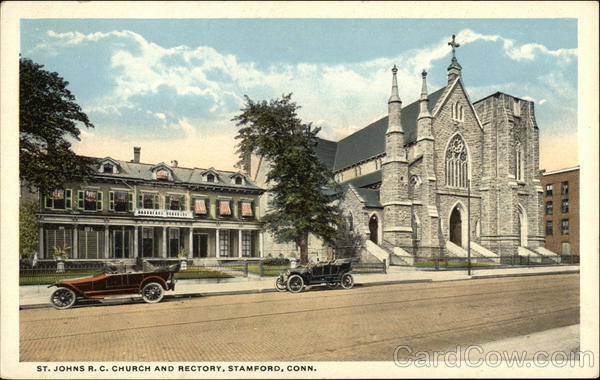 St. Johns R.C. Church and Rectory Stamford Connecticut