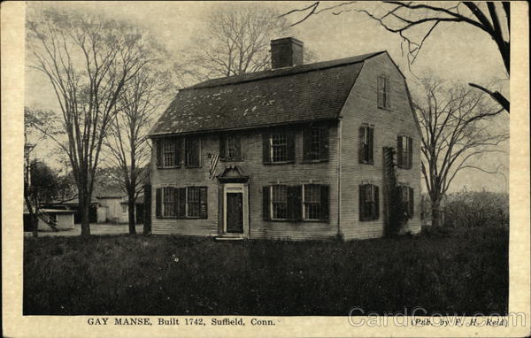 Gay Manse, Built 1742 Suffield Connecticut