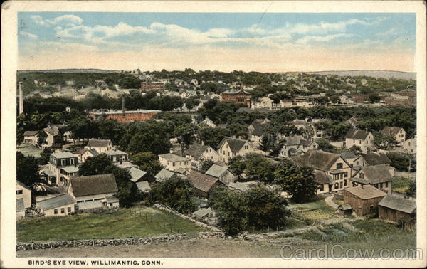 Bird's Eye View Willimantic Connecticut