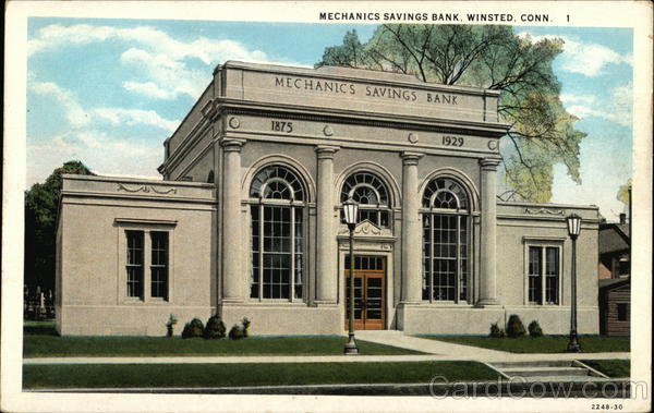 Mechanics Savings Bank Winsted Connecticut