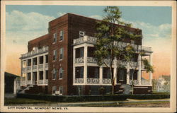 City Hospital Newport News, VA Postcard Postcard Postcard